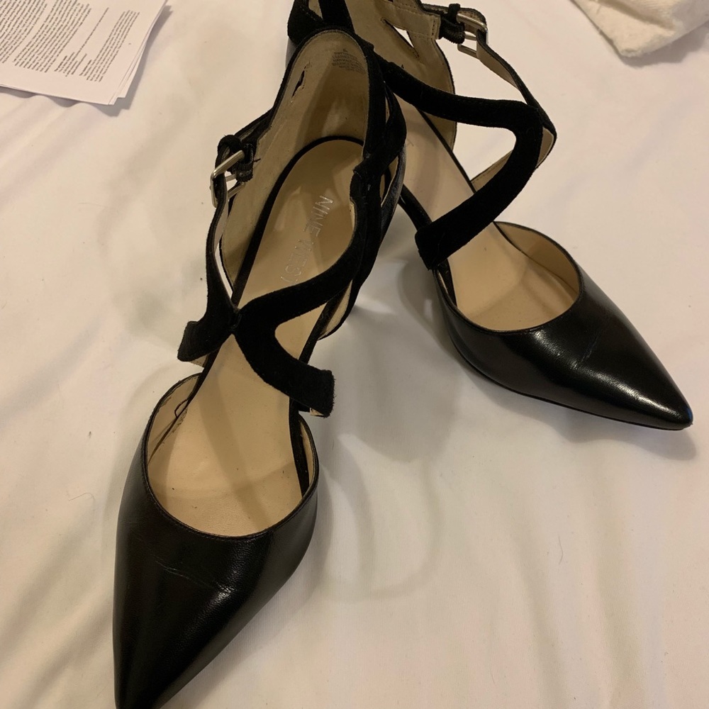 Nine West Strappy Pumps